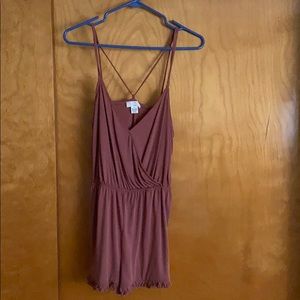 Romper - Mauve/burgundy